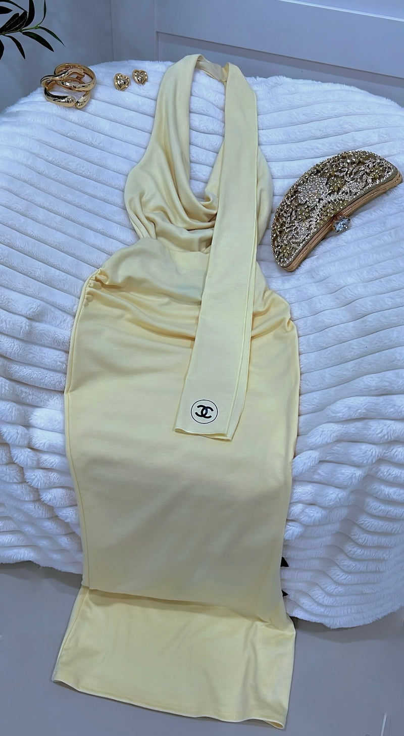 Yellow skirt set