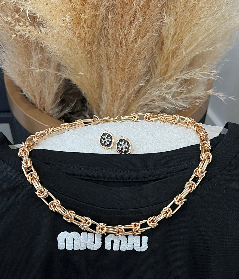 Golden necklace