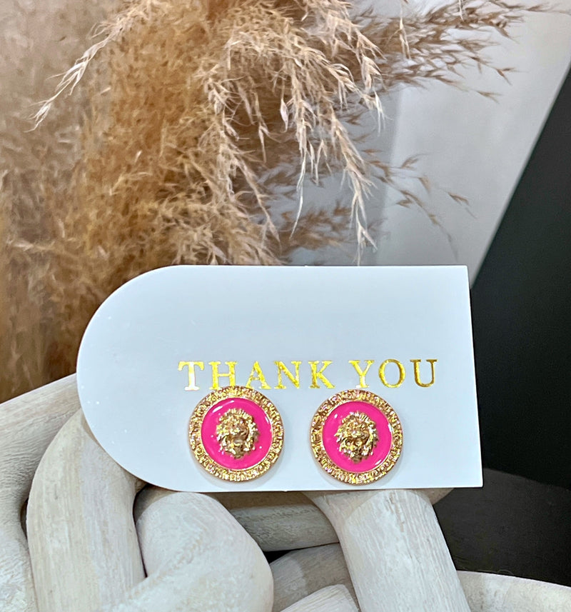 Pink Earrings