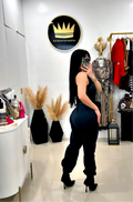 Black pant set