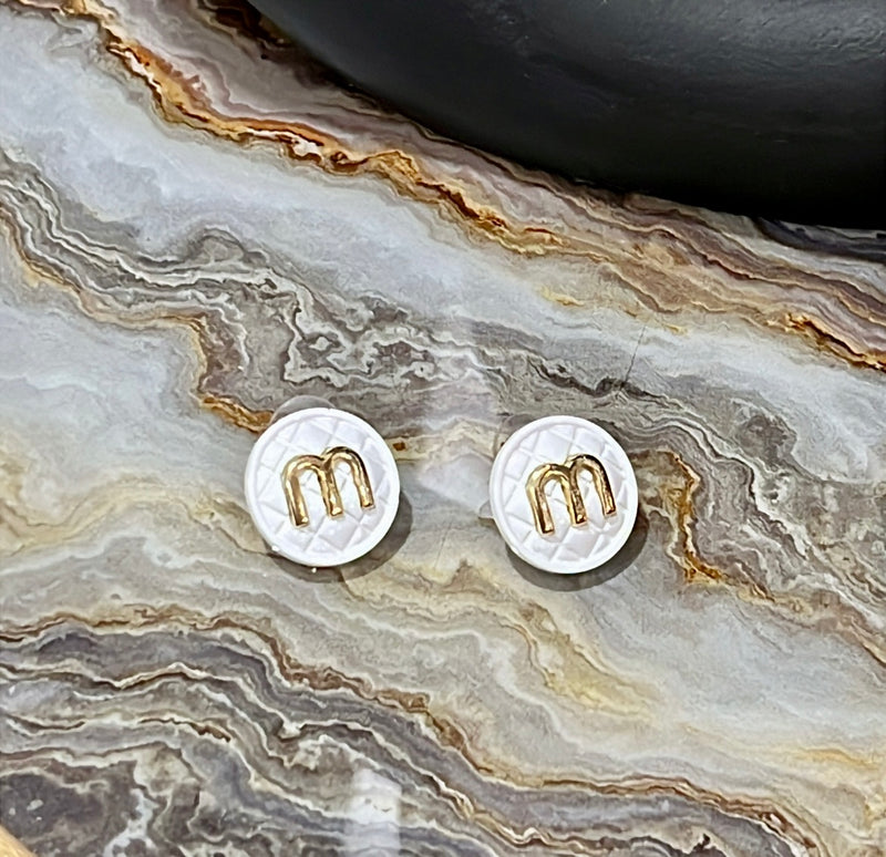 White Earrings