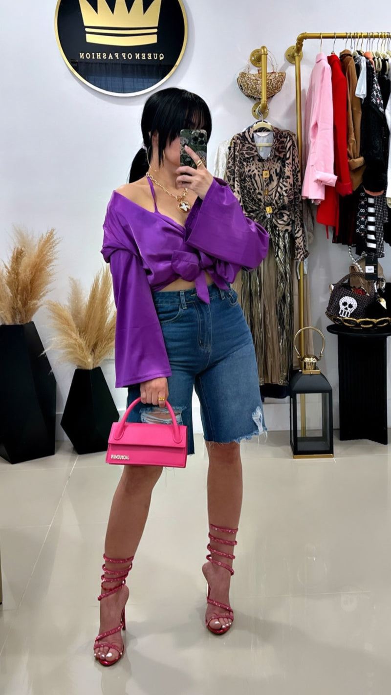 Purple blouses
