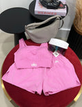 Skirt, short pink set